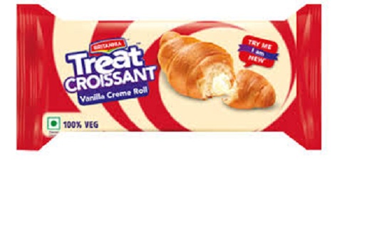 Britannia Croissant -Vanilla Creme Roll