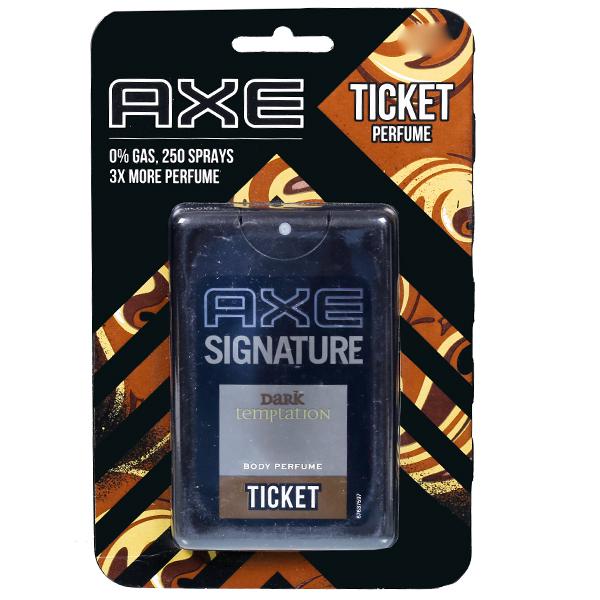 Axe Signature Ticket Dark Temptation 