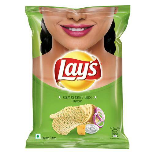 Lays Potato Chips- Calm Creme & Onion
