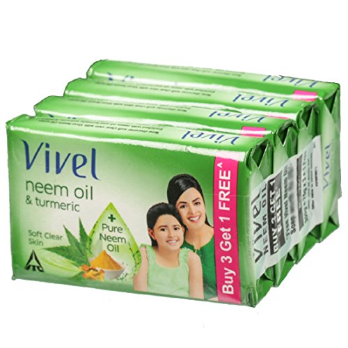 Vivel Neem Oil + Turmeric Soap