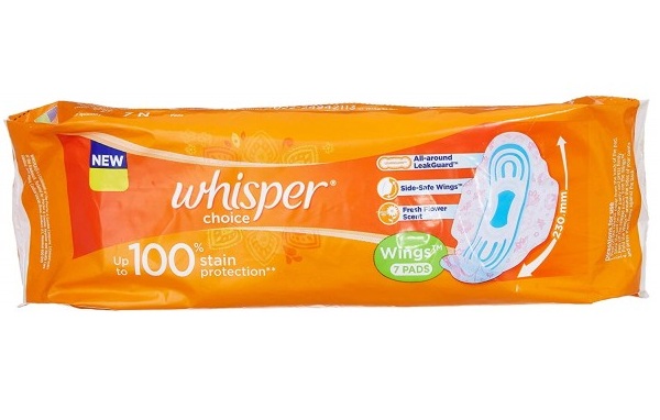 Whisper Choice Sanitary Pad -Scented